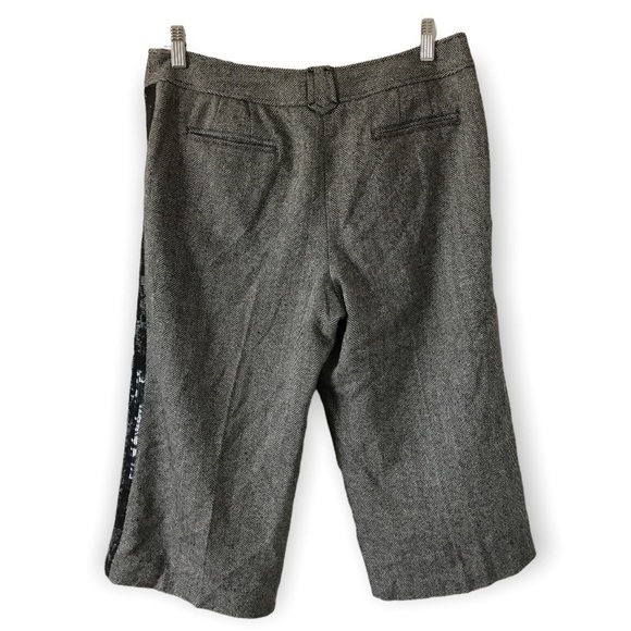 Ann Taylor loft petites tweed tuxedo cargo cut pants - Picture 2 of 11